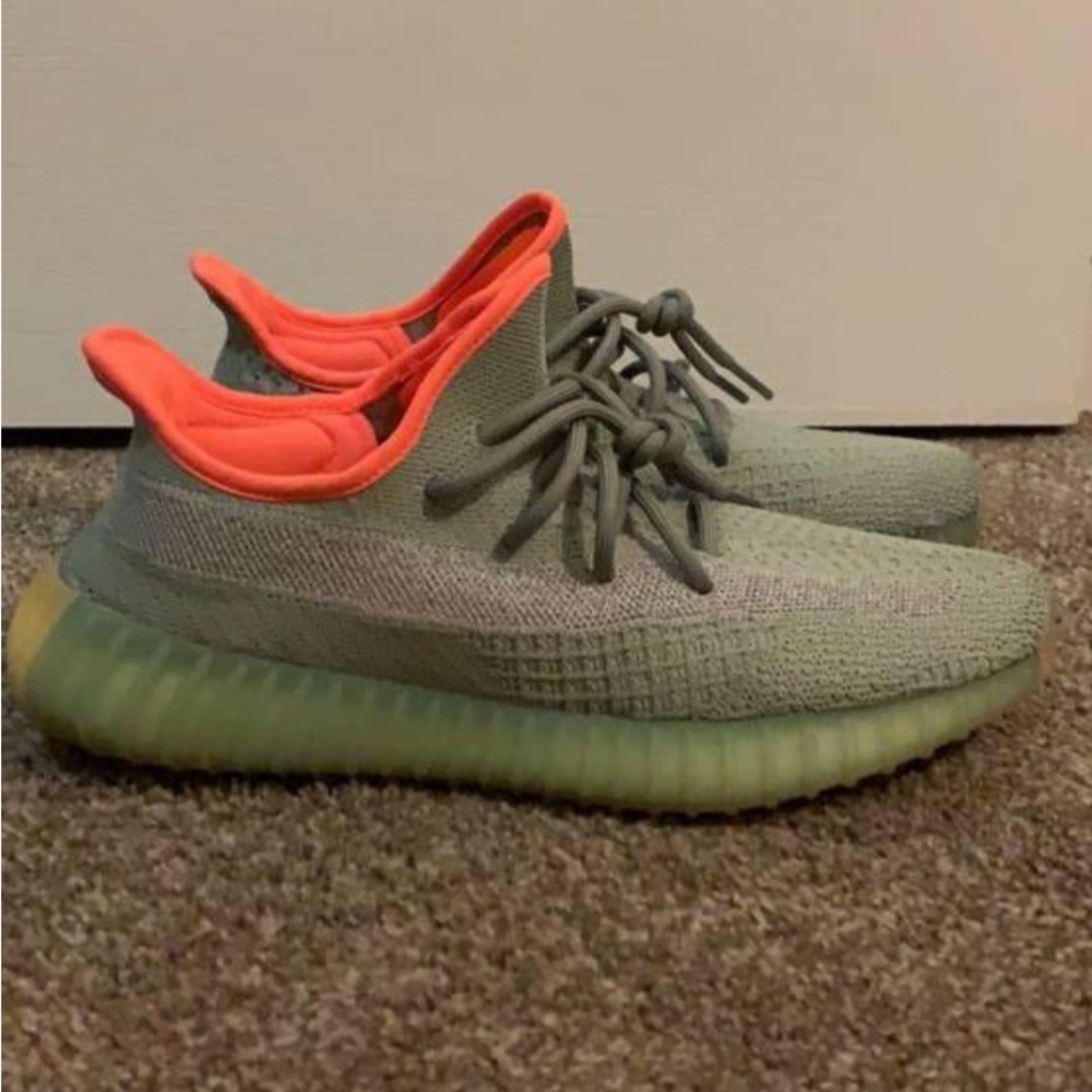 Yeezy Kids Sneakers in Gray and Orange